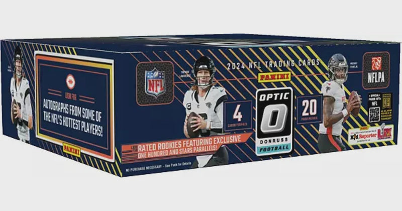 2024 Panini Donruss Optic NFL Football Retail Box sealed box with Rated Rookies and Downtown inserts