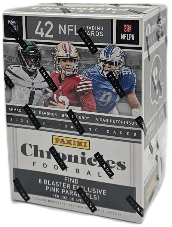 PANINI 2022 Chronicles NFL Football Trading Cards Blaster Box