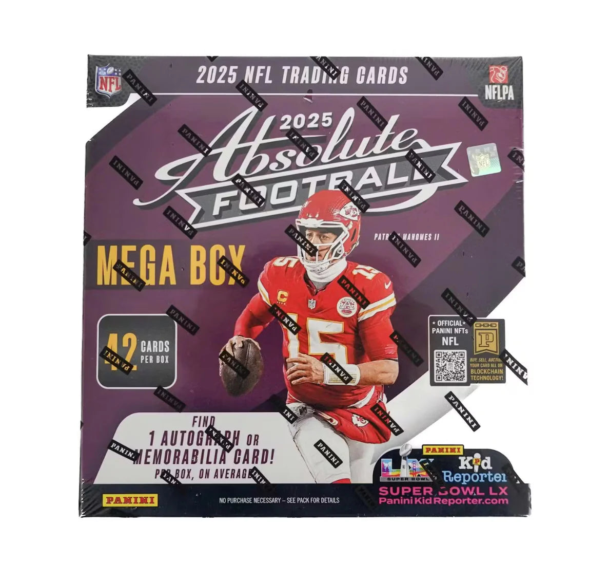 2025 Panini Absolute Football Mega Box Sealed NFL Trading Card Product