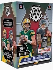 2024 Panini NFL Mosaic Football Blaster Box sealed retail box with Mosaic parallels and rookie cards