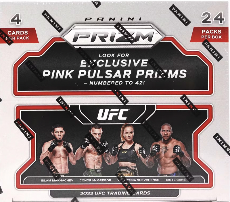 2022 Panini Prizm UFC Retail 24-Pack Box (Pink Pulsar Prizms!)